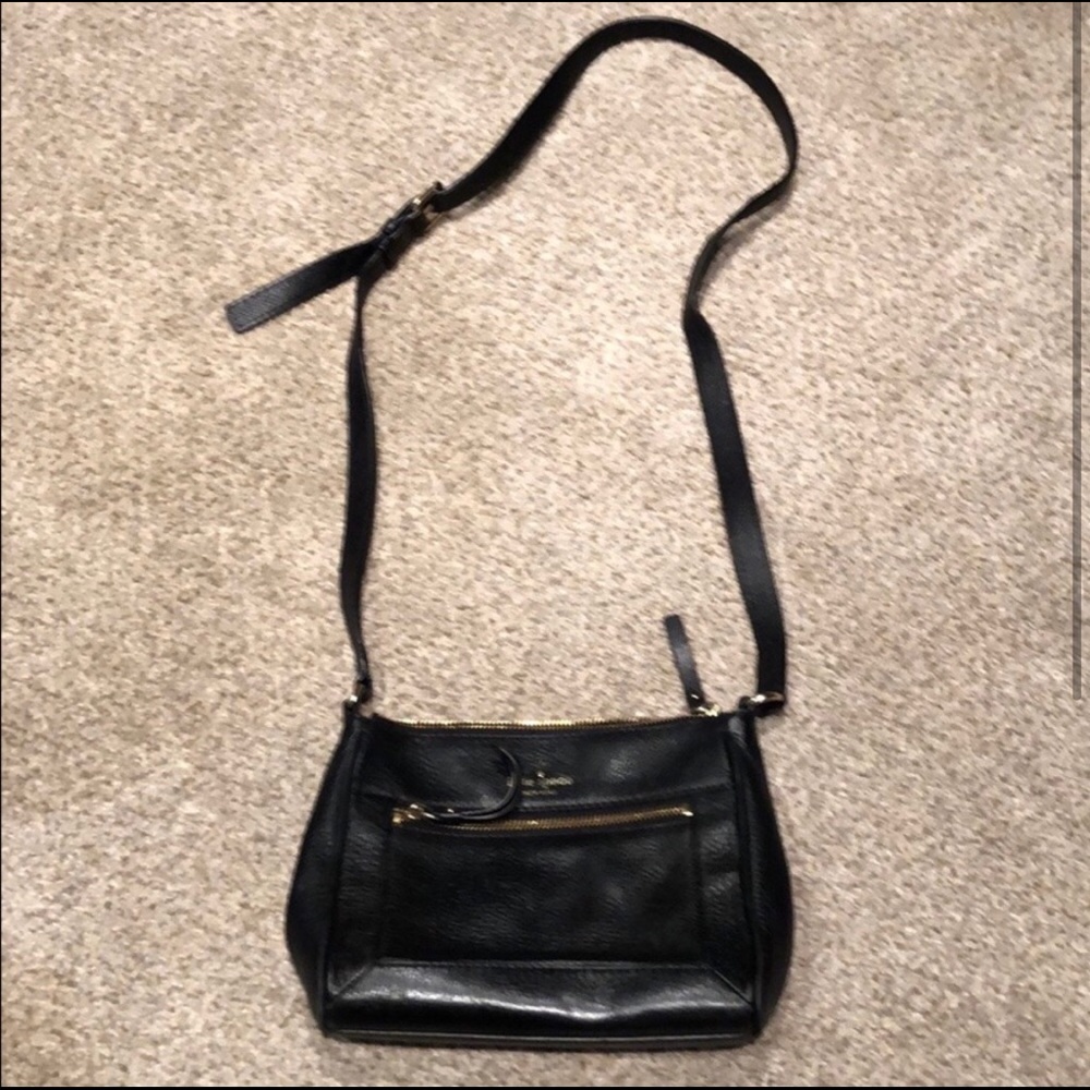 Kate Spade New York Black Leather Shoulder Bag
